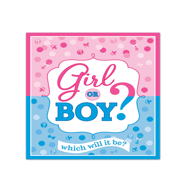 INVIT. GIRL OR BOY? 8P